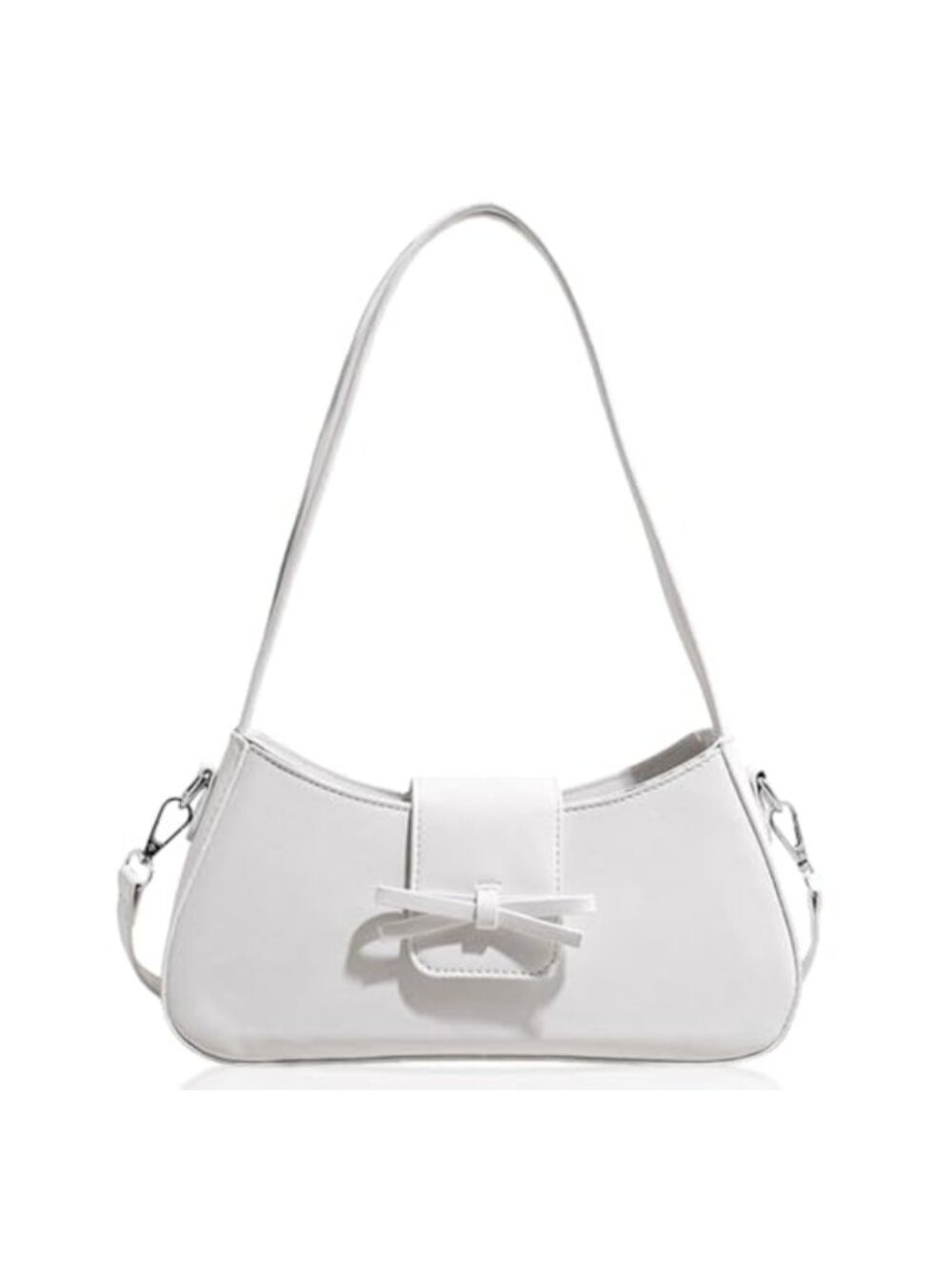 Trendy Coquette Bow Mini Shoulder Bag Y2K Clutch Hobo Handbag